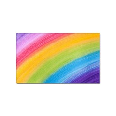 Acrylic Rainbow Sticker 10 Pack (rectangle) by StuffOrSomething