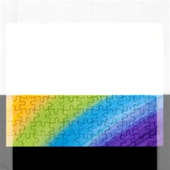 Acrylic Rainbow Jigsaw Puzzle (rectangle) by StuffOrSomething