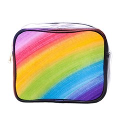 Acrylic Rainbow Mini Travel Toiletry Bag (one Side) by StuffOrSomething