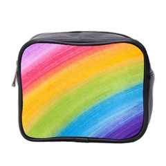 Acrylic Rainbow Mini Travel Toiletry Bag (two Sides) by StuffOrSomething