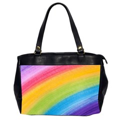 Acrylic Rainbow Oversize Office Handbag (two Sides) by StuffOrSomething