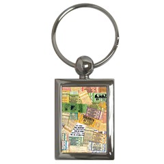 Retro Concert Tickets Key Chain (rectangle) by StuffOrSomething