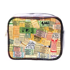 Retro Concert Tickets Mini Travel Toiletry Bag (one Side) by StuffOrSomething