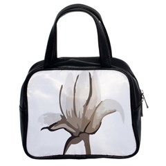 Flower Classic Handbag (two Sides)