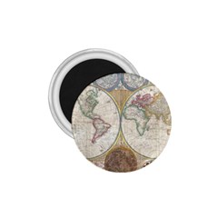 1794 World Map 1 75  Button Magnet by StuffOrSomething