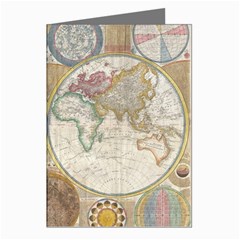 1794 World Map Greeting Card (8 Pack) by StuffOrSomething