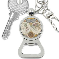 1794 World Map Bottle Opener Key Chain by StuffOrSomething