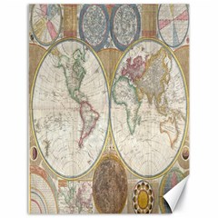 1794 World Map Canvas 18  X 24  (unframed) by StuffOrSomething