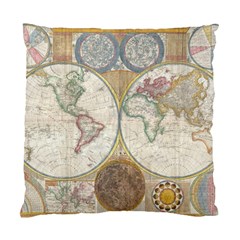 1794 World Map Cushion Case (single Sided)  by StuffOrSomething