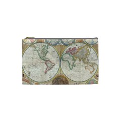 1794 World Map Cosmetic Bag (small) by StuffOrSomething