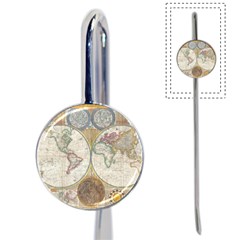 1794 World Map Bookmark by StuffOrSomething