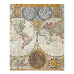 1794 World Map Shower Curtain 60  X 72  (medium) by StuffOrSomething