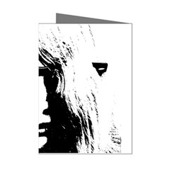 Hipster Zombie Girl Mini Greeting Card (8 Pack)