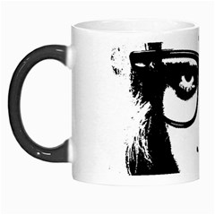 Hipster Zombie Girl Morph Mug by chivieridesigns