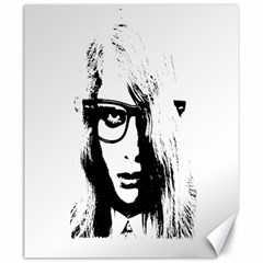 Hipster Zombie Girl Canvas 20  X 24  (unframed) by chivieridesigns