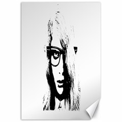 Hipster Zombie Girl Canvas 20  X 30  (unframed)