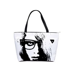 Hipster Zombie Girl Large Shoulder Bag by chivieridesigns