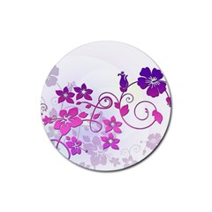 Floral Garden Drink Coasters 4 Pack (round) by Colorfulart23