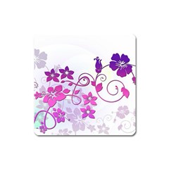 Floral Garden Magnet (square) by Colorfulart23