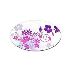 Floral Garden Sticker 10 Pack (oval)