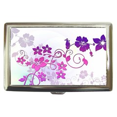 Floral Garden Cigarette Money Case by Colorfulart23