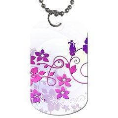 Floral Garden Dog Tag (two-sided)  by Colorfulart23