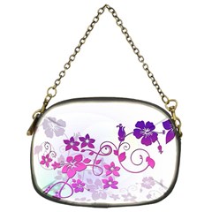 Floral Garden Chain Purse (one Side) by Colorfulart23