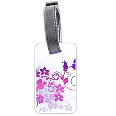 Floral Garden Luggage Tag (one Side)