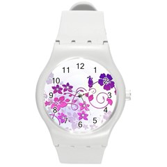 Floral Garden Plastic Sport Watch (medium) by Colorfulart23