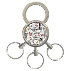 Medieval Mash Up 3-ring Key Chain by StuffOrSomething