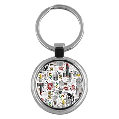 Medieval Mash Up Key Chain (round) by StuffOrSomething