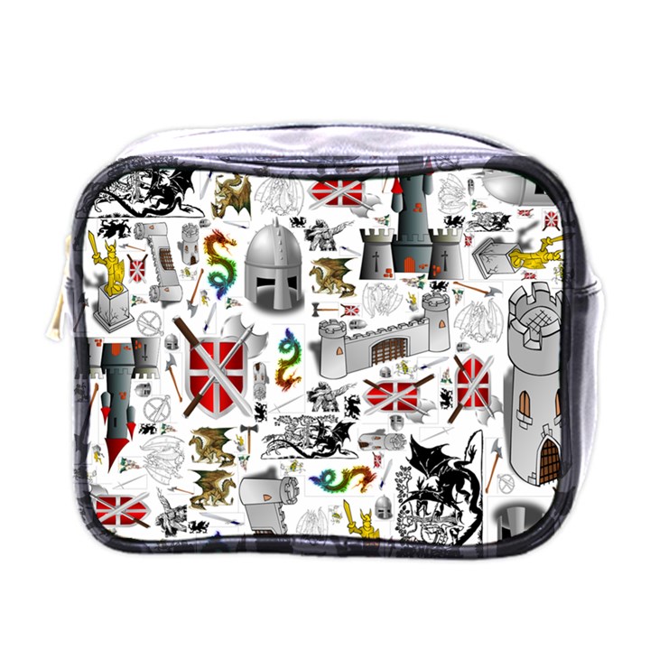 Medieval Mash Up Mini Travel Toiletry Bag (One Side)