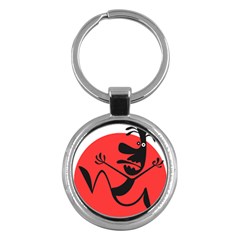 Running Man Key Chain (round) by StuffOrSomething