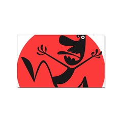 Running Man Sticker (rectangle) by StuffOrSomething