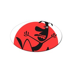 Running Man Sticker 10 Pack (oval) by StuffOrSomething