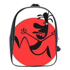 Running Man School Bag (large) by StuffOrSomething