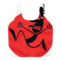 Running Man Reusable Bag (l) by StuffOrSomething