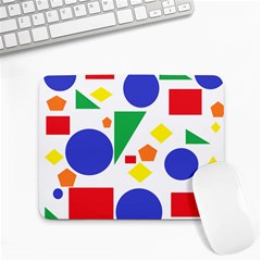 Random Geometrics Small Mouse Pad (rectangle) by StuffOrSomething