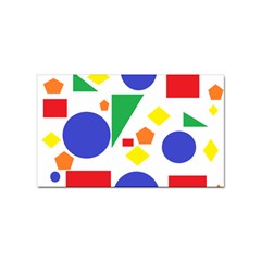 Random Geometrics Sticker (rectangle)