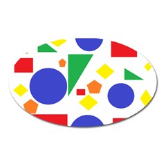 Random Geometrics Magnet (oval)