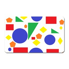 Random Geometrics Magnet (rectangular) by StuffOrSomething