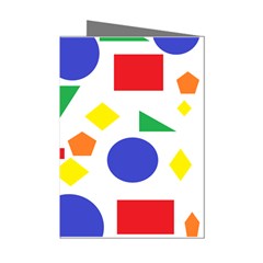 Random Geometrics Mini Greeting Card (8 Pack) by StuffOrSomething