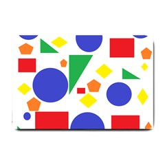 Random Geometrics Small Door Mat by StuffOrSomething