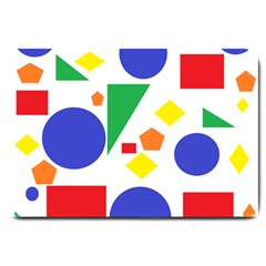 Random Geometrics Large Door Mat by StuffOrSomething