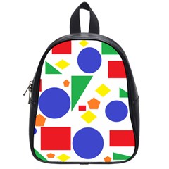 Random Geometrics School Bag (small) by StuffOrSomething