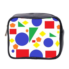 Random Geometrics Mini Travel Toiletry Bag (two Sides) by StuffOrSomething