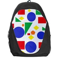 Random Geometrics Backpack Bag by StuffOrSomething