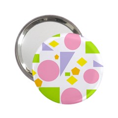 Spring Geometrics Handbag Mirror (2 25 ) by StuffOrSomething