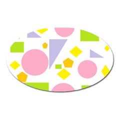 Spring Geometrics Magnet (oval) by StuffOrSomething