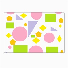 Spring Geometrics Postcard 4 x 6  (10 Pack) by StuffOrSomething